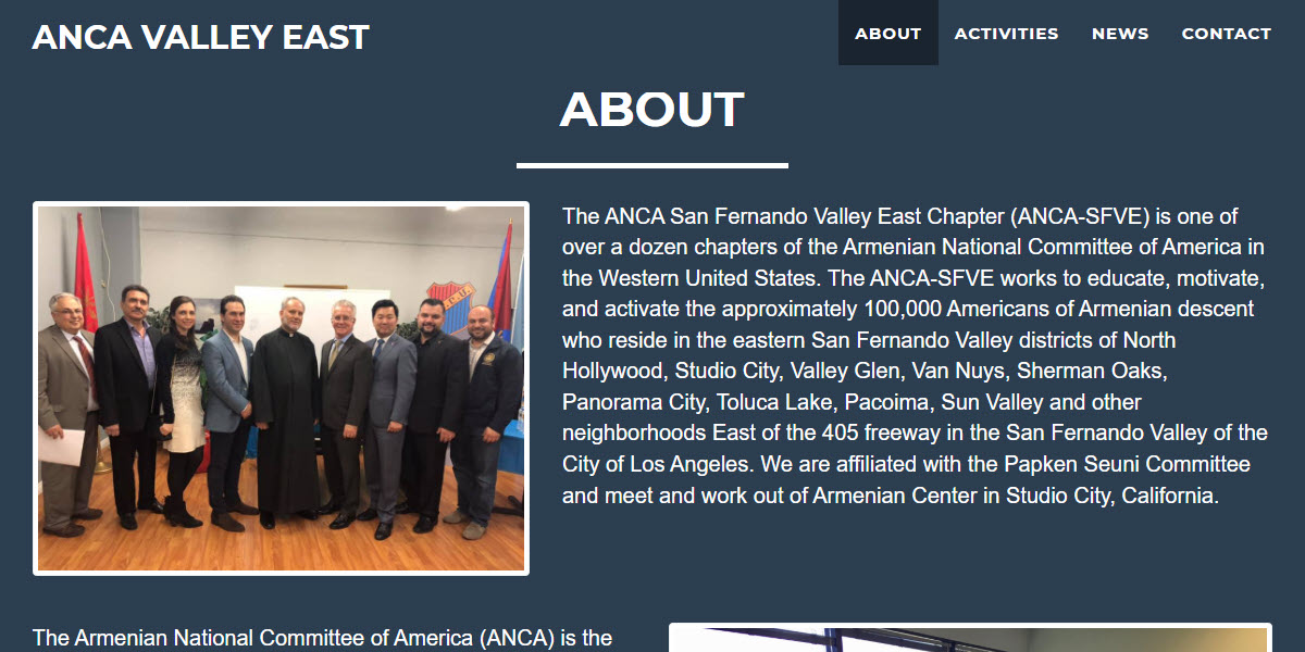 Armenian National Committee of America San Fernando Valley East